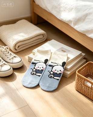 Cute Cartoon Knit Socks