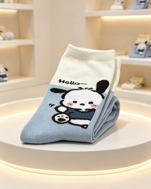 Cute Cartoon Knit Socks