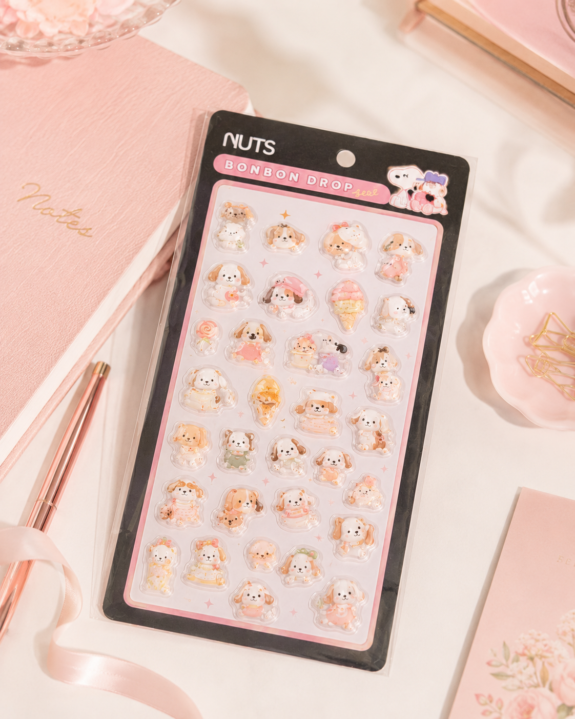 Cute Cartoon Sticker Sheet