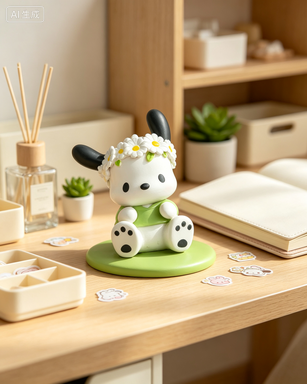 Cute Cartoon Plaster Figurine